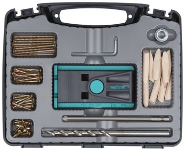 Набор для невидимых резьбовых соединений wolfcraft Undercover Jig 55шт. 4642000