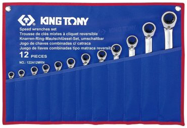 KING TONY набор ключей комбинированный 8-24 мм 122A12MRN, 12 шт