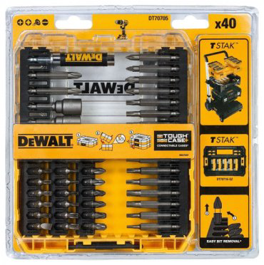 Набор оснастки универсальный 40 в 1 DeWALT DT70705 купить,NaN