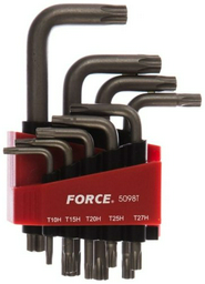 Шестигранный ключ Force Г-образный 9 шт, 5098T
