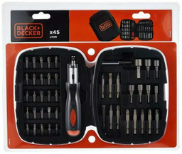 Набор инструментов и оснастки универсальный 45 в 1 Black & Decker A7039-XJ