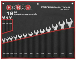 Force набор ключей комбинированный 10-32 мм 51612C, 16 шт