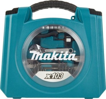Набор инструментов и оснастки строительный 103 в 1 Makita D-42042
