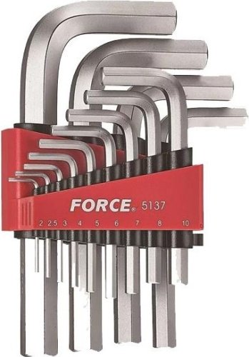 Шестигранный ключ Force Г-образный 13 шт, 5137