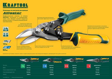Ножницы строительные Kraftool Alligator 2328-S купить,9550