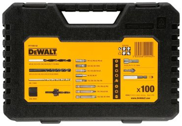 Набор оснастки столярный 100 в 1 DeWALT DT71563-QZ - ForteMarket Набор оснастки столярный 100 в 1 DeWALT DT71563-QZ купить,27860