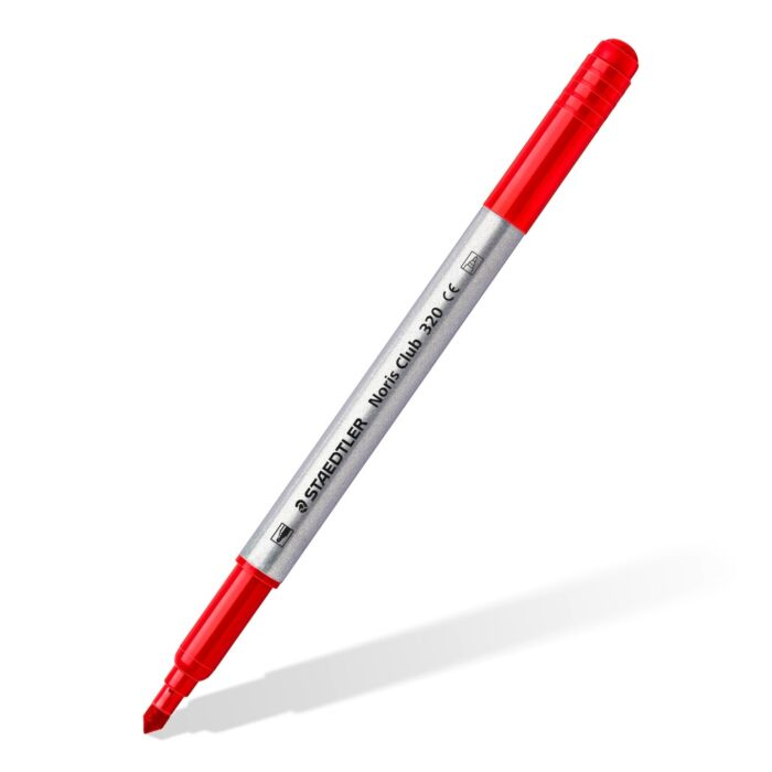 Фломастеры двусторонние для рисования Staedtler Noris Club 10 шт 10 цв 1 мм 3 мм пластик купить,NaN