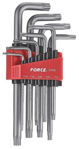 Шестигранный ключ Force Г-образный 9 шт, 5098LT
