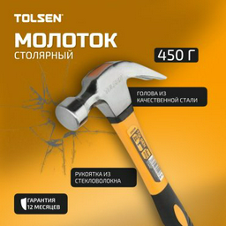 TOLSEN молоток столярный 25030 0.45 кг