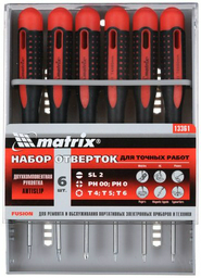 Matrix набор отверток 13361, 6 шт.