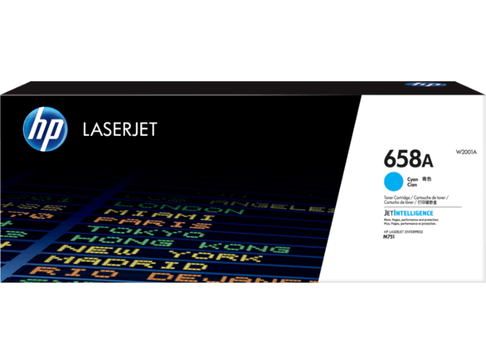 Картридж HP W2001A/658А Color LaserJet Enterprise M751dn голубой