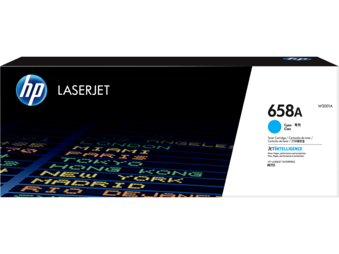 Картридж HP W2001A/658А Color LaserJet Enterprise M751dn голубой
