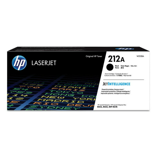 Картридж HP W2120A/212A Color LaserJet Enterprise M554dn/M555dn/M578c черный