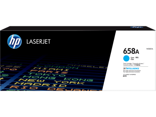 Картридж HP W2001A/658А Color LaserJet Enterprise M751dn голубой