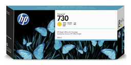 Картридж HP 730 P2V70A желтый