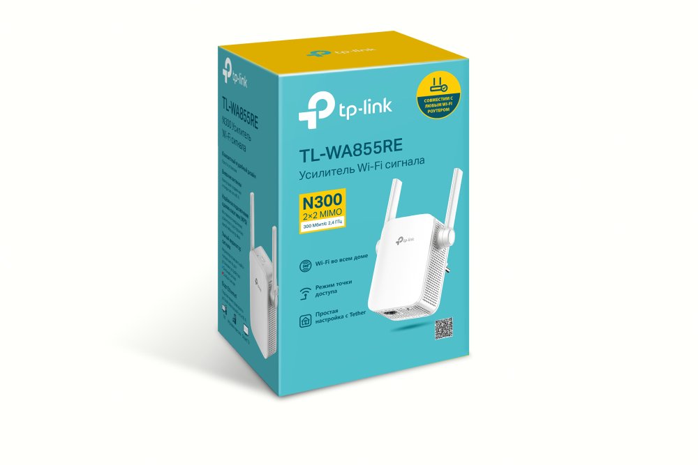 Усилитель сигнала TP-Link TL-WA855RE белый купить,0