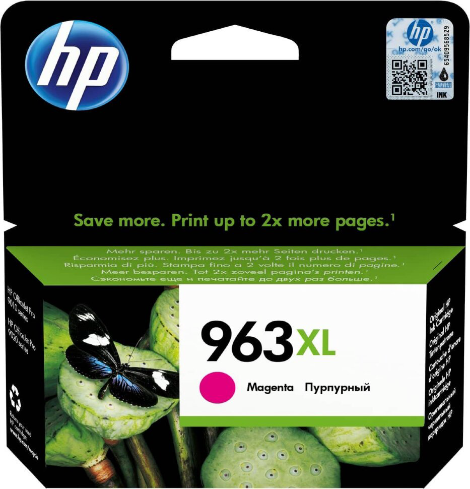Картридж HP 963XL OfficeJet Pro 9010/9013/9020 3JA28AE пурпурный