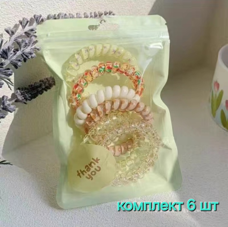 Комплект резинок спираль 6шт купить,NaN