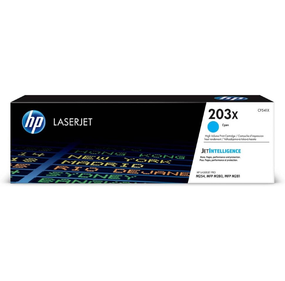Картридж HP CF541X/203X Color LaserJet Pro голубой