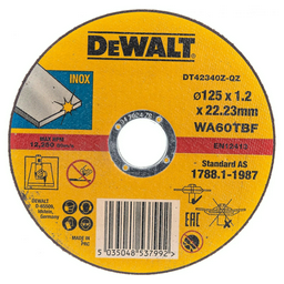 Диск отрезной Dewalt DT42340Z-QZ 125х1.2х22.2мм  