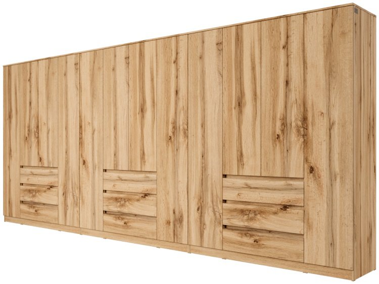 Комплект шкафов Мебель Азии Мори 210х481.8х50см дуб вотан - ForteMarket Комплект шкафов Мебель Азии Мори 210х481.8х50см дуб вотан купить,340990