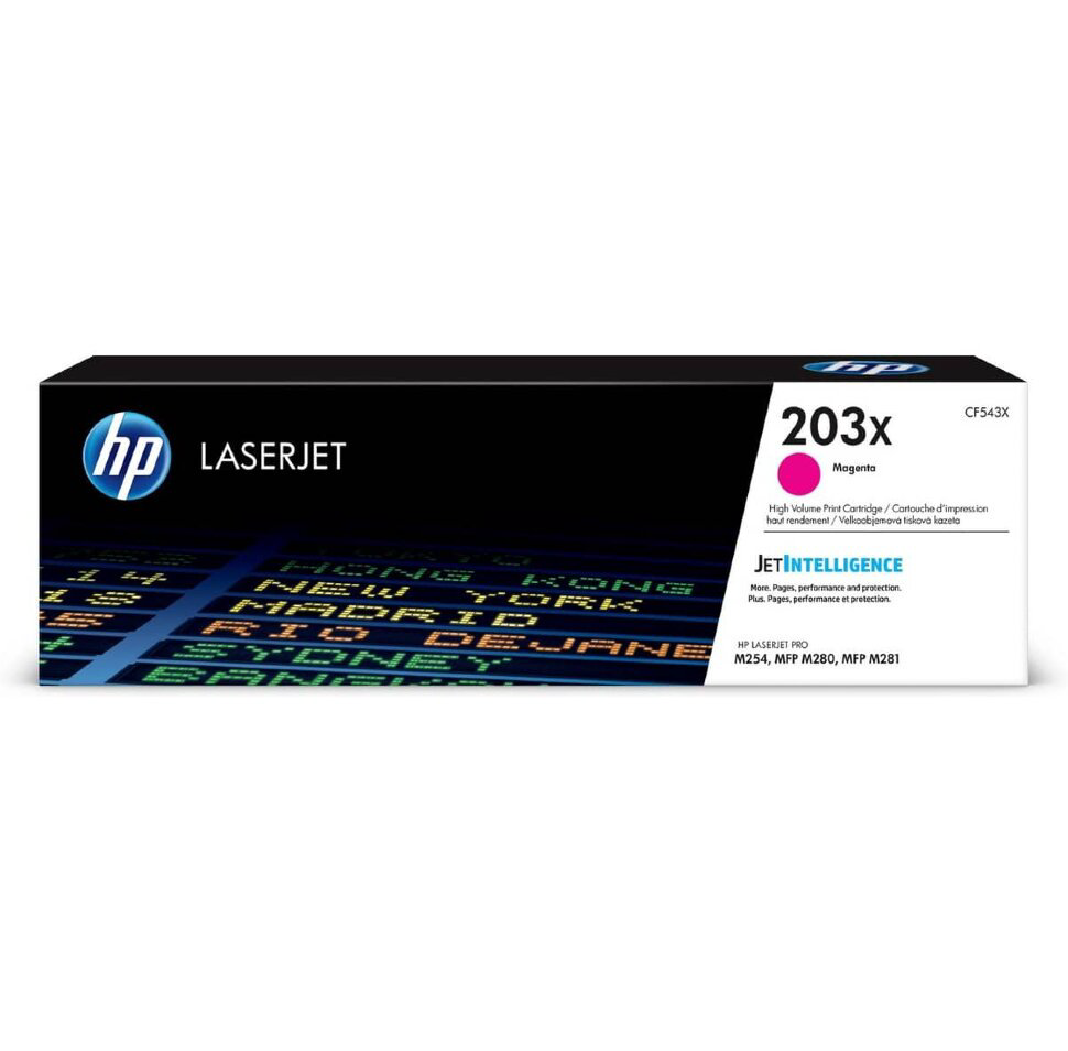 Картридж HP CF543X/203X Color LaserJet Pro пурпурный