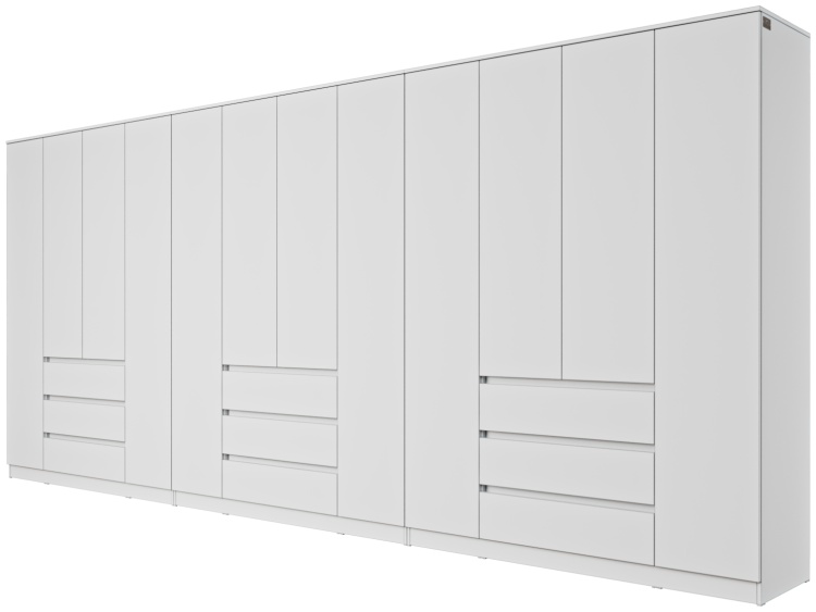 Комплект шкафов Мебель Азии Мори 210х481.8х50см белый - ForteMarket Комплект шкафов Мебель Азии Мори 210х481.8х50см белый купить,340990