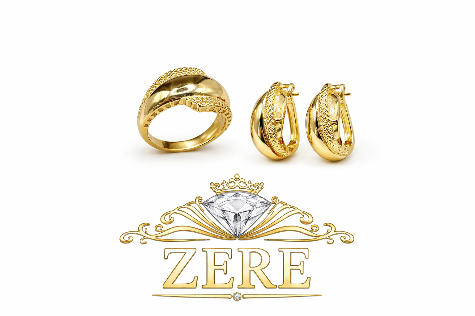 Комплект Zere ZR170302 золото 6.25гр 18р купить,585050