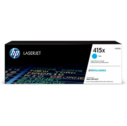Картридж HP 415X W2031X голубой