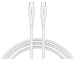 Кабель Canyon USB-C to USB-C CNS-CC60SC10W 1м White 