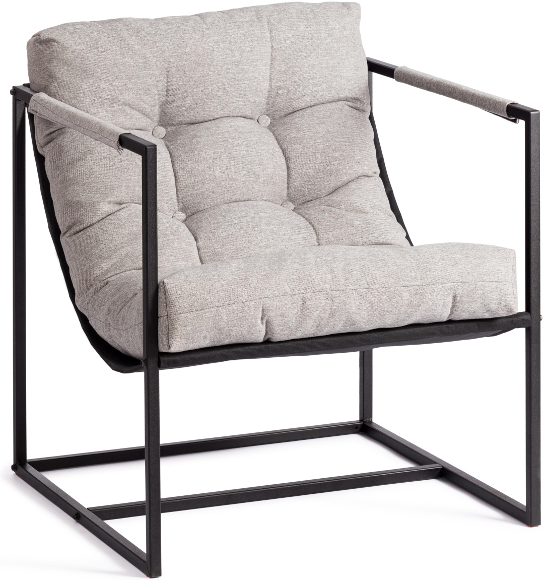 Кресло Tetchair Charli 137261687 70х70х84см серый  купить,NaN