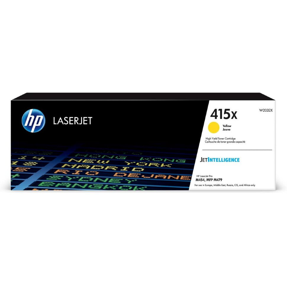 Картридж HP 415X W2032X желтый