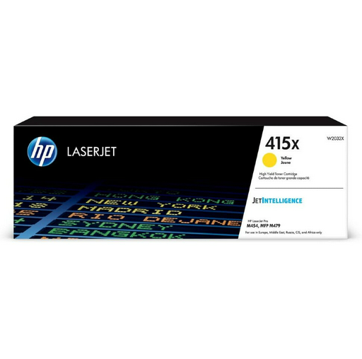 Картридж HP 415X W2032X желтый