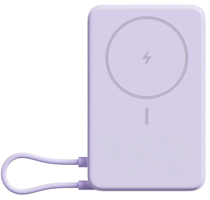 Внешний аккумулятор Xiaomi Magnetic Power Bank with Built-in Stand 33W 10000 мАч Purple