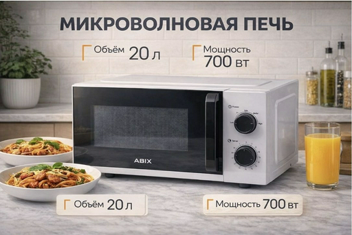 Микроволновая печь Yili белый