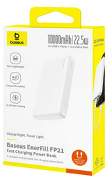 Внешний аккумулятор Baseus EnerFill FP21 10000mAh 22.5W White