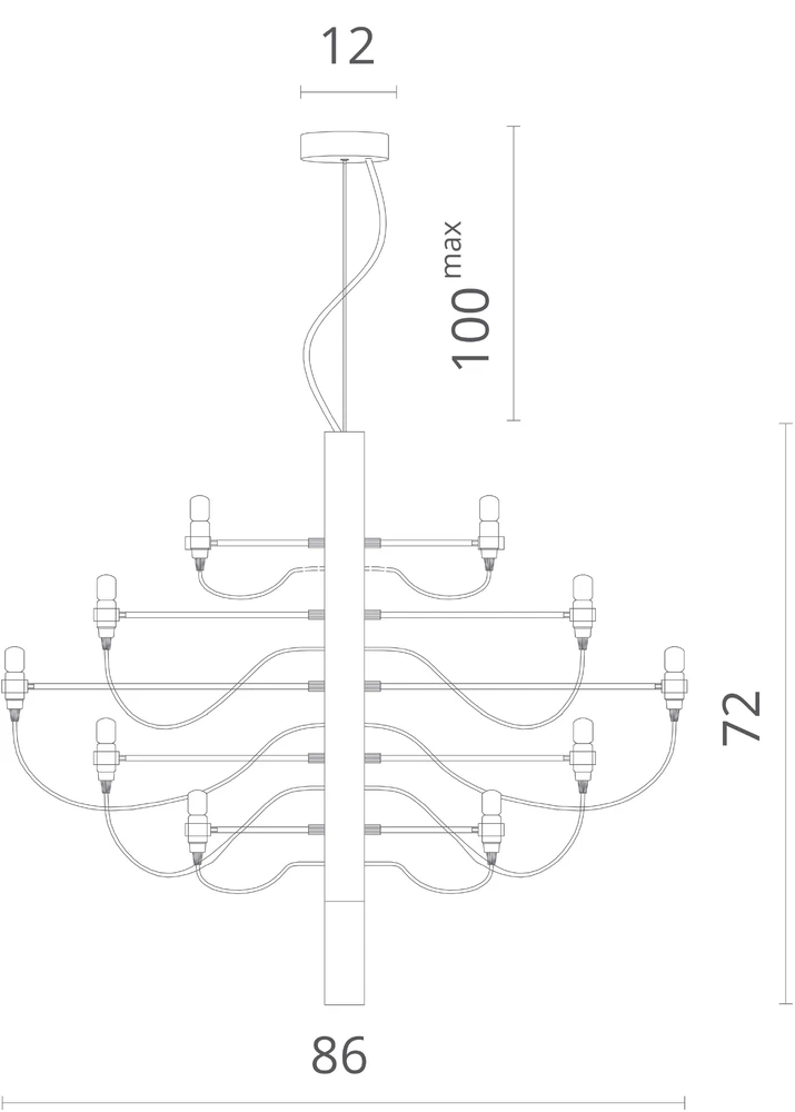 Люстра Divinare Molto 8030/02 LM-30 купить,NaN