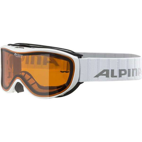 Маска горнолыжная Alpina Challenge 2.0 DH белая купить,NaN