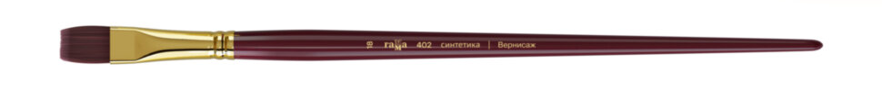 Кисть художественная Гамма Вернисаж плоская длинная ручка №18 купить,NaN