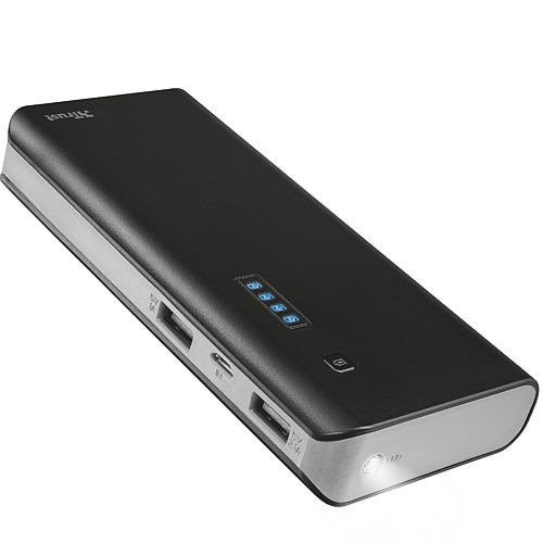 Зарядное устройство Trust Ur Primo Powerbank 10000 mAh черное купить,NaN