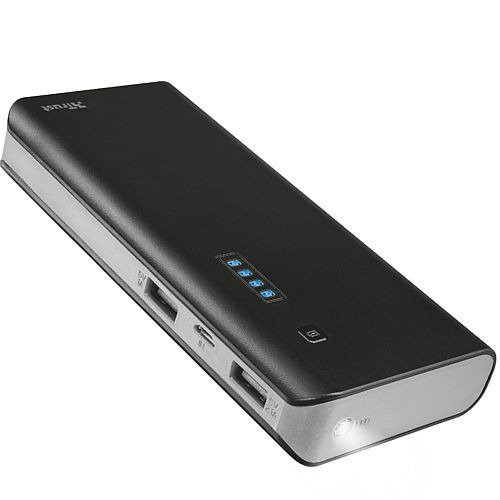 Зарядное устройство Trust Ur Primo Powerbank 10000 mAh черное купить,NaN