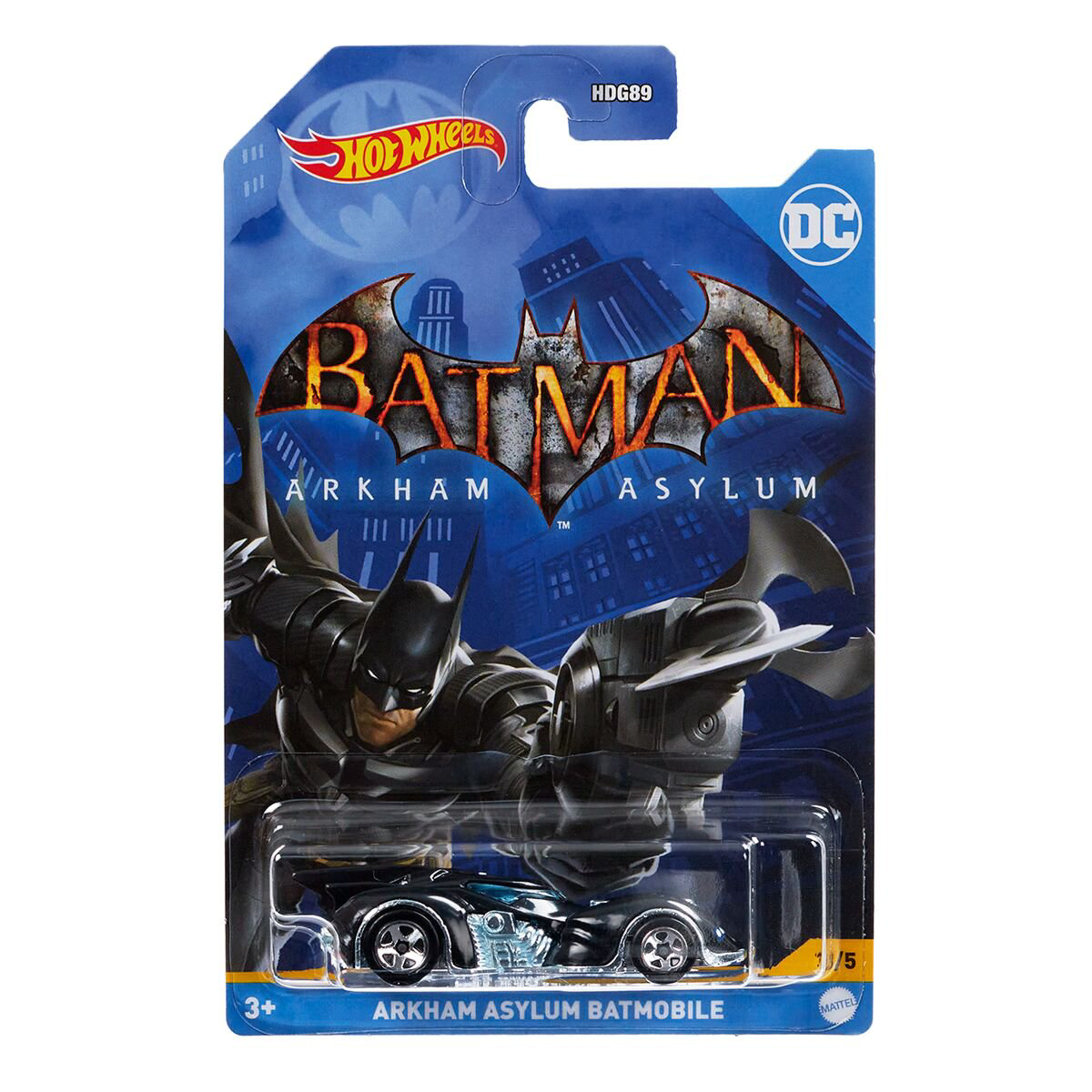 Машинка Hot Wheels Basic Batman Themed Arkham Asylum Batmobile HDG89/8 купить,NaN