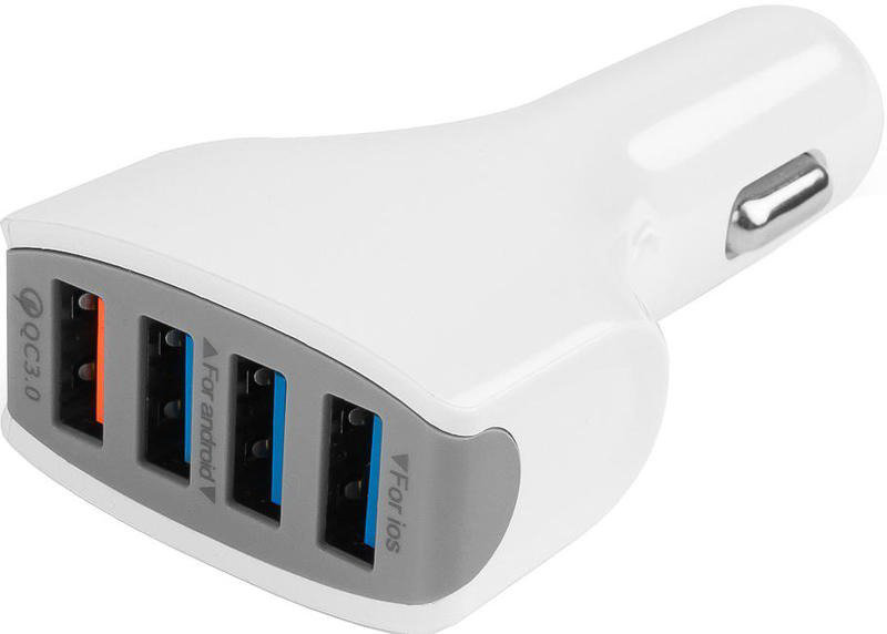 Адаптер питания Cablexpert MP3A-UC-CAR18 белый купить,NaN