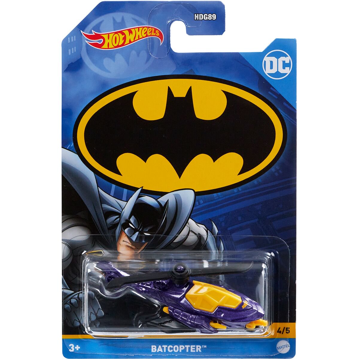 Машинка Hot Wheels Basic Batman Themed Batcopter HDG89/6 купить,NaN