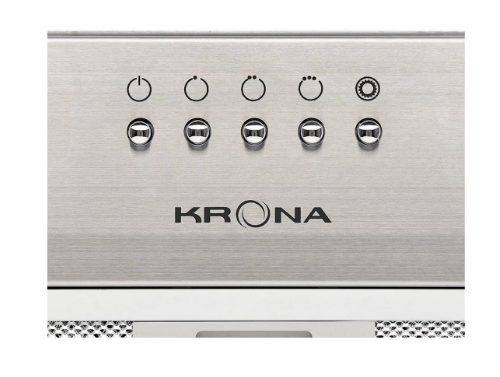 Встраиваемая вытяжка Krona Runa 600 Inox PB серебристая купить,NaN