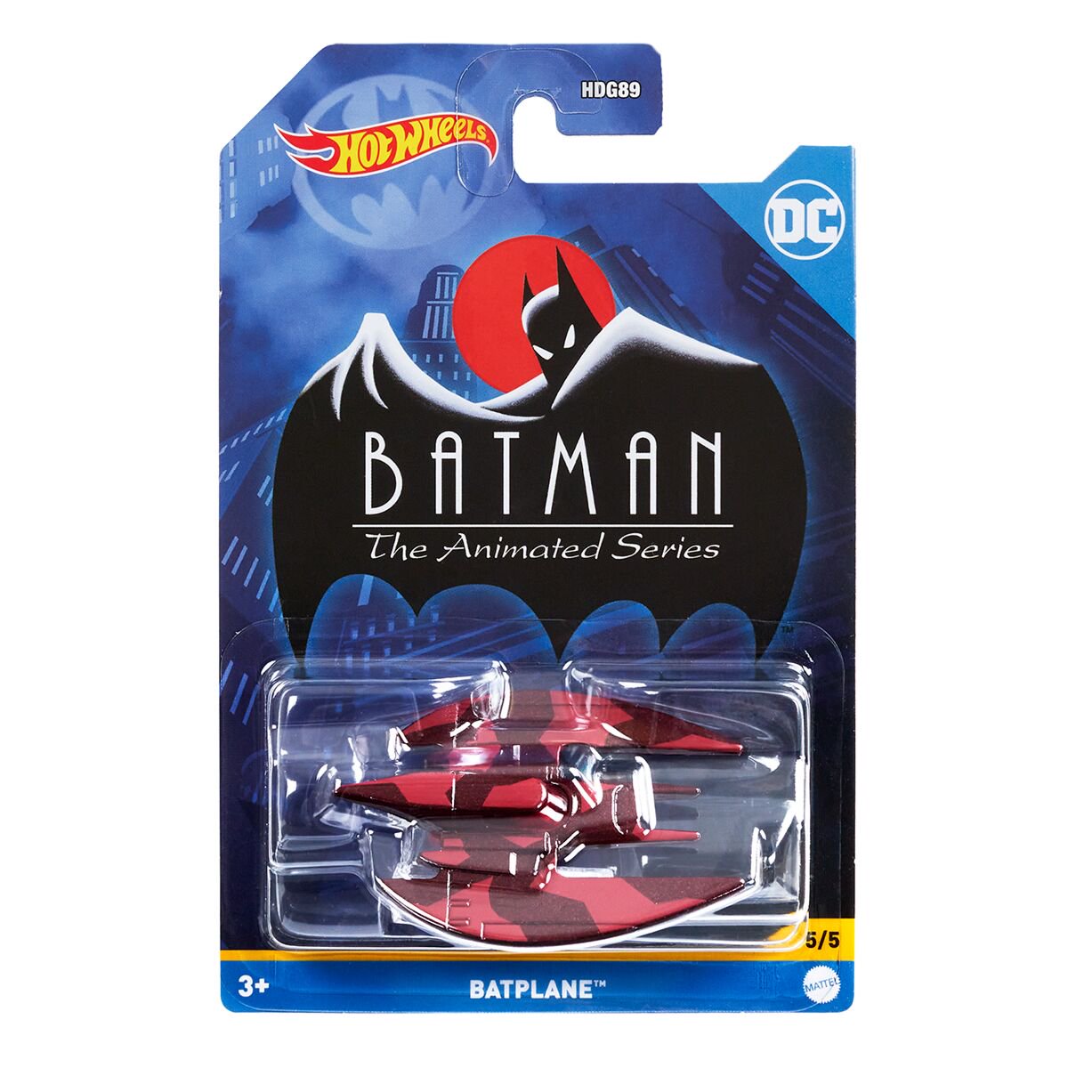 Машинка Hot Wheels Basic Batman Themed Batplane HDG89/5 купить,NaN