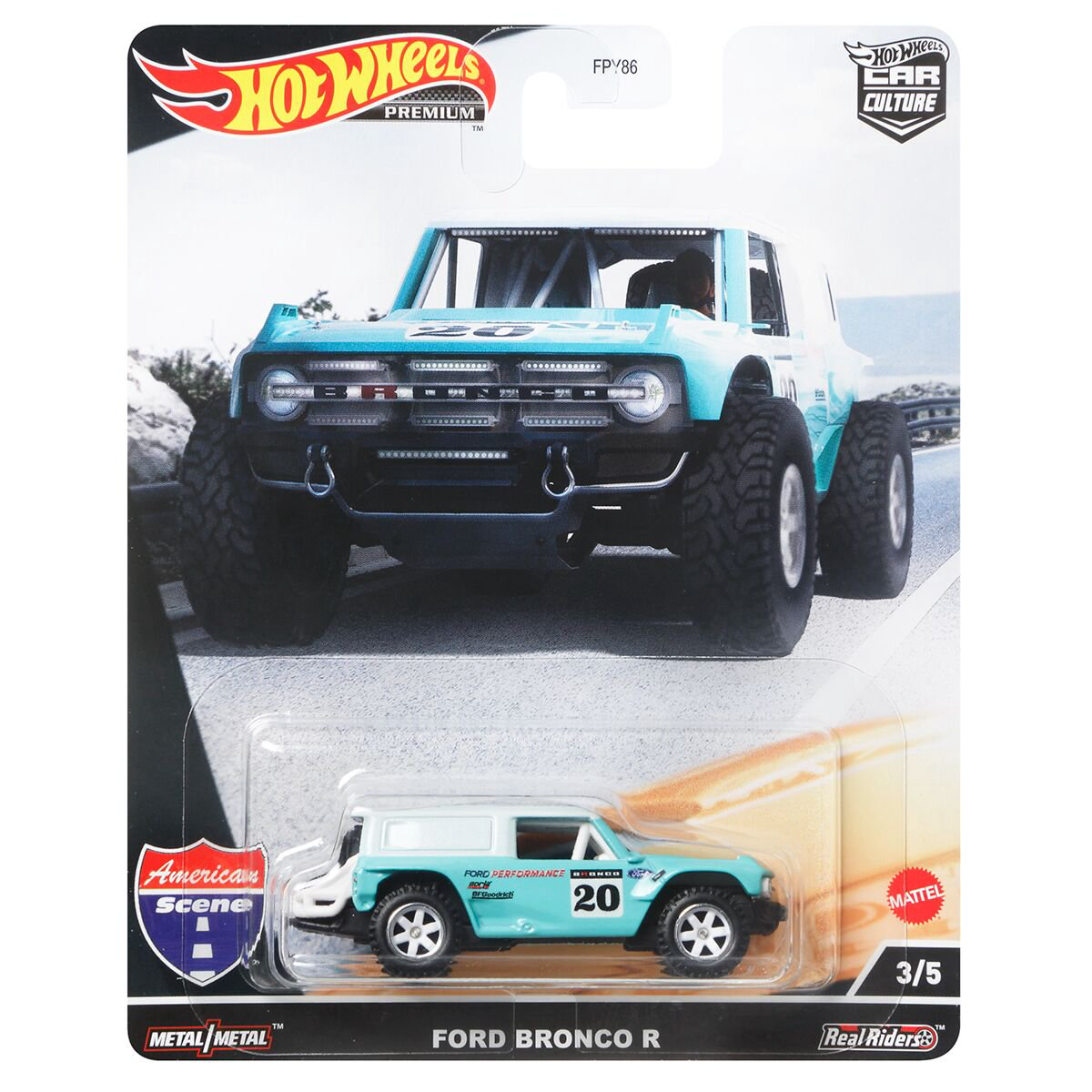 Машинка Hot Wheels Basic Car Culture​ - Ford Bronco R FPY86/HCK05 купить,NaN