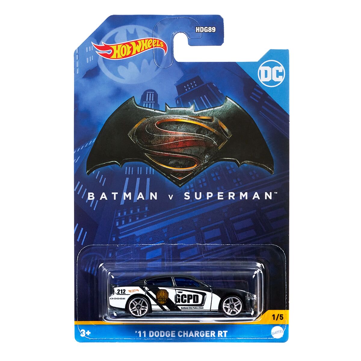 Машинка Hot Wheels Basic Batman Themed Dodge Charger RT 11 HDG89/1 купить,NaN