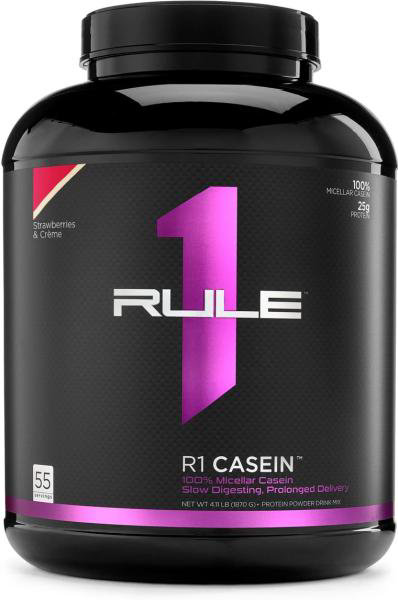 Протеин Rule 1 R1 Casein клубника со сливками 1.8кг купить,NaN