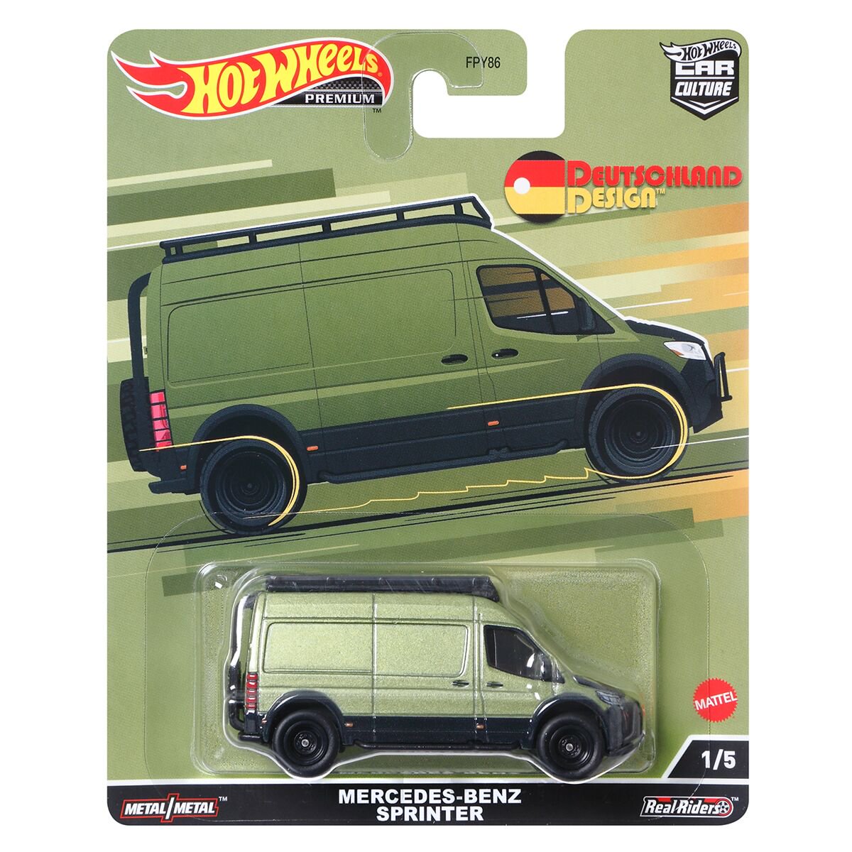 Машинка Hot Wheels Basic Car Culture​ - Mercedes-Benz Sprinter FPY86/HCJ96 купить,NaN